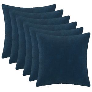 vidaXL Funda de almohada 6 uds. HEERLEN Azul 30 x 30 cm