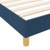 vidaXL Estructura de cama con cabecera Azul 200 x 200 cm tela