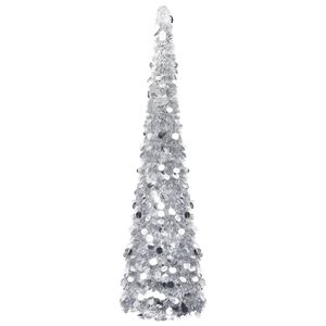 vidaXL &Aacute;rboles de Navidad artificiales PET Silver