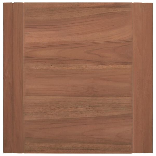 vidaXL Armario de baño de pared madera maciza de teca 45x45x35 cm