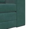 vidaXL Sof&aacute; cama Verde oscuro 98 x 71 x 83 cm Terciopelo
