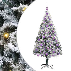 vidaXL &Aacute;rbol de Navidad artificial 180 cm PVC y Acero y Pl&aacute;stico