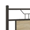 vidaXL Estructura de cama sin colchón madera roble Sonoma 137x190 cm