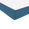 vidaXL Cama box spring con colch&oacute;n terciopelo azul oscuro 140x210 cm