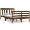 vidaXL Estructura de cama madera maciza marr&oacute;n miel 120x200 cm