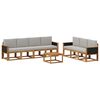 vidaXL Conjunto de sof&aacute;s de exterior 7 uds. 7 plaza