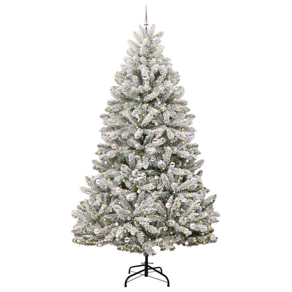 vidaXL &Aacute;rbol de Navidad artificial Verde y 300 cm PVC y Metal