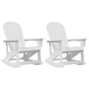 vidaXL Sillas mecedoras Adirondack 2 uds. HDPE