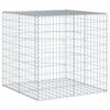 vidaXL Cesta gaviones con cubierta hierro galvanizado 100x100x100 cm