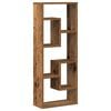 vidaXL Estante de pared de madera vieja 36x16x90 cm