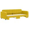 vidaXL Sofá cama nido terciopelo amarillo 80x200 cm