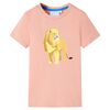 vidaXL Camiseta infantil naranja claro 116
