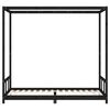 vidaXL Estructura de cama para niños madera de pino negro 90x200 cm