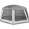 vidaXL Carpa para piscina con desmontables y paredes azul 690x690 cm