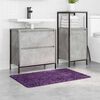 vidaXL Alfombrilla de ba&ntilde;o antideslizante Morado 60 x 90 cm PP