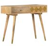 vidaXL Mesa consola de madera maciza de mango 89x44x75 cm
