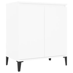 vidaXL Aparador de madera contrachapada blanco 60x35x70 cm