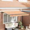 vidaXL Toldo Retr&aacute;ctil Manual Amarillo 350 x 200 cm tela