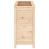 vidaXL Jardinera madera maciza de pino 82,5x40x78 cm