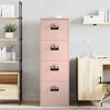 vidaXL Mueble archivador con caj&oacute;n con estante Rosa 44 x 50 x 106.5 cm