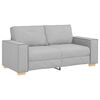 vidaXL Sof&aacute; de 2 plazas de tela gris nube, 180x78x84 cm