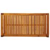 vidaXL Set de muebles para jardín 3 piezas con cojines madera acacia