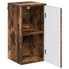 vidaXL Gabinete de Ba&ntilde;o con puerta Roble ahumado 30 x 31,5 x 61 cm