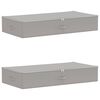 vidaXL Caja de Almacenamiento 2 uds. Tejido no tejido 90 x 48 x 15 cm