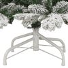 vidaXL &Aacute;rbol de Navidad artificial con bisagras y nieve flocada 240 cm
