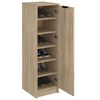 vidaXL Mueble zapatero madera contrachapada roble Sonoma 30x35x100 cm