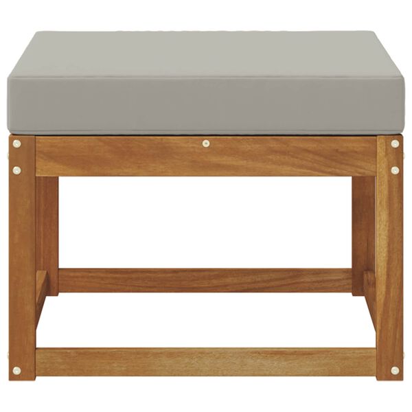 vidaXL Reposapi&eacute;s de exterior Madera de Acacia S&oacute;lida Natural