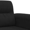 vidaXL Sill&oacute;n de tela de microfibra negro 60 cm