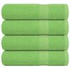 vidaXL Toallas de mano FROGN 4 uds verde manzana 50x100 cm 360 g/m&sup2;