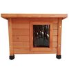 @Pet Casa de exterior para gatos madera marr&oacute;n 57x45x43 cm