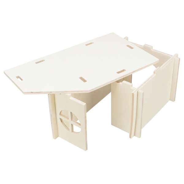 TRIXIE Casa para roedores Holm madera 50x23x33 cm