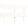 vidaXL Estructura de cama sin colch&oacute;n madera de pino blanca 120x200 cm