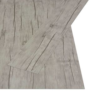 vidaXL Lama de Suelo Autoadhesiva Roble Lavado 4,46 m&sup2; 32 uds. PVC