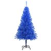vidaXL &Aacute;rbol de Navidad artificial con soporte PVC azul 120 cm