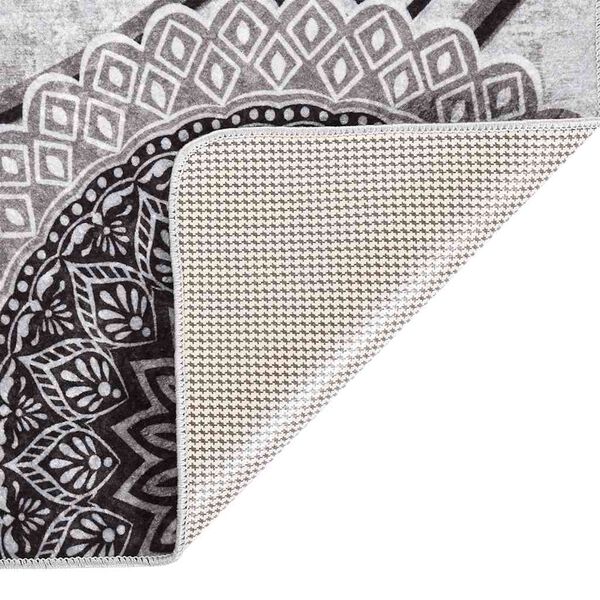 vidaXL Alfombra lavable antideslizante multicolor 190x300 cm