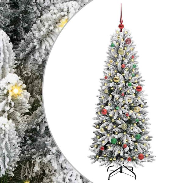 vidaXL Árbol de Navidad artificial con 150 LED 63 x 63 x 150 cm