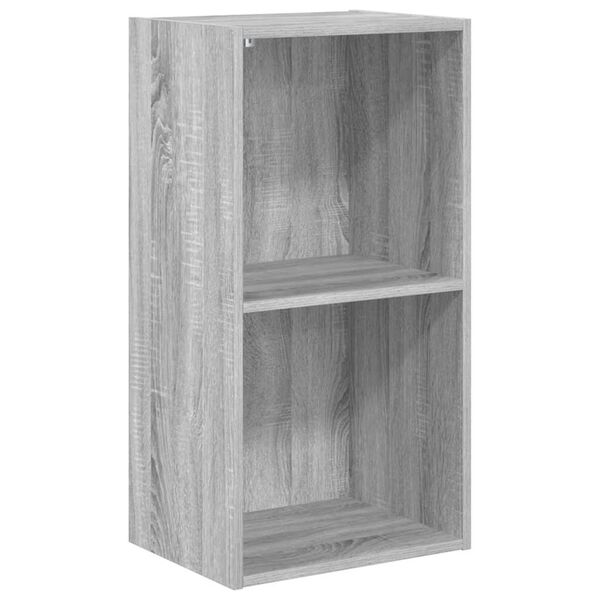 vidaXL Estanter&iacute;a de madera de ingenier&iacute;a gris Sonoma 40x30x77 cm