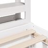 vidaXL Estructura de cama sin colch&oacute;n madera de pino blanca 90x200 cm