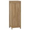vidaXL C&oacute;moda de madera maciza de teca 30x30x90 cm