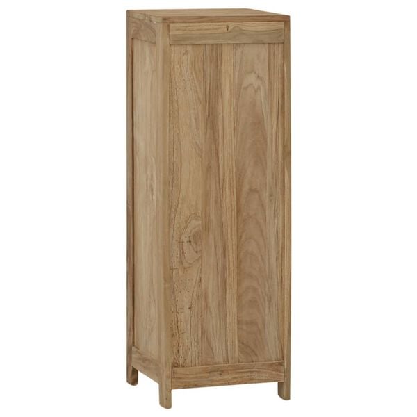 vidaXL C&oacute;moda de madera maciza de teca 30x30x90 cm