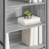 vidaXL Gabinetes Altos 2 pcs Gris Sonoma 60 x 36 x 200 cm