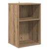 vidaXL Mueble para discos de vinilo Roble artisan 38 x 33 x 61 cm