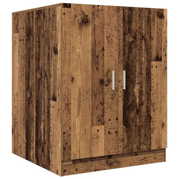 vidaXL Armario de lavadora madera envejecida 70,5x71,5x91,5 cm
