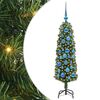 vidaXL &Aacute;rbol de Navidad artificial Verde 120 cm PVC, Acero y Pl&aacute;stico