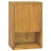 vidaXL Armario de ba&ntilde;o de pared madera maciza de teca 45x30x70 cm