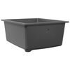 vidaXL Fregadero de cocina Gris 38 x 44 x 20 cm granito